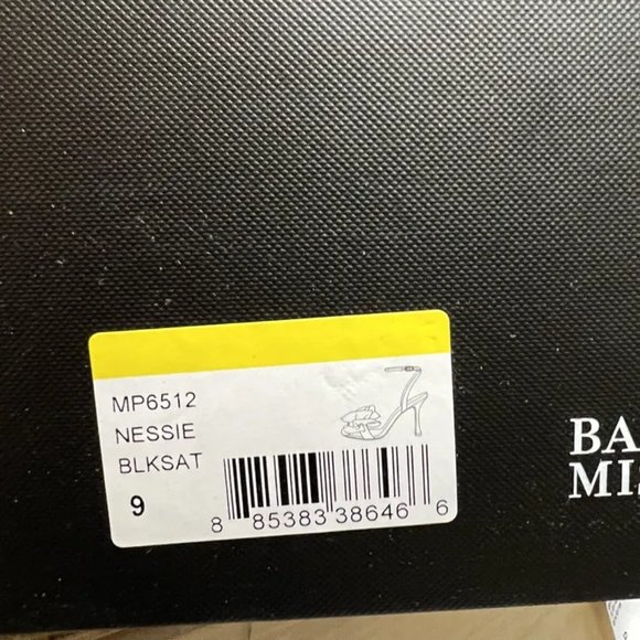 Badgley Mischka Women's Nessie Sandal Black Size 9 M - Picture 6 of 6